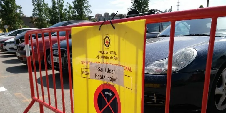 Restriccions d’aparcament a l’Escardívol i el Rubí Forma per Sant Joan i Festa Major