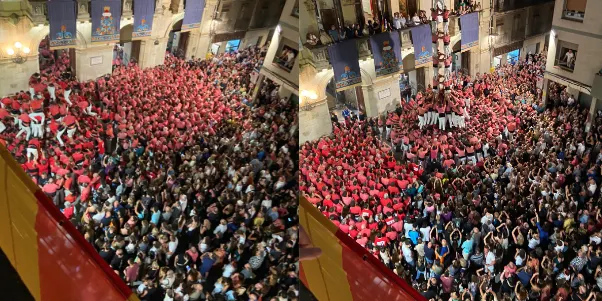 Valls viu una diada de la Vigilia marcada pel dol de la mort de Roser Herreros