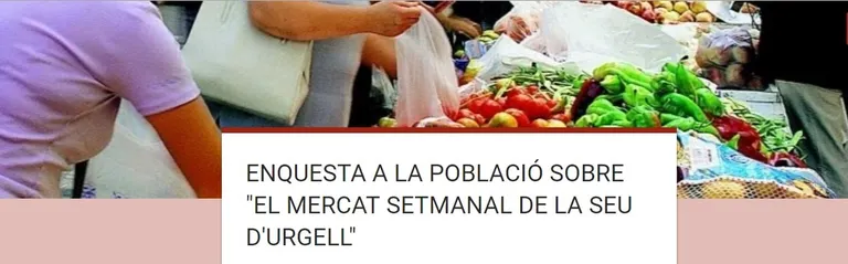 L'Ajuntament de la Seu anima a participar en una enquesta sobre el mercat setmanal