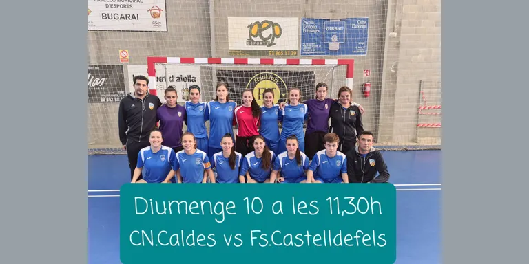 Els equips de futbol sala del CN Caldes reprenen la competició aquest cap de setmana