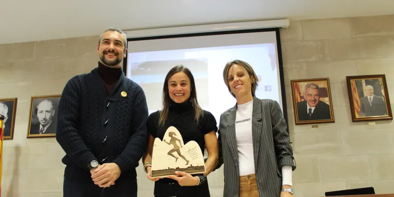 Agramunt homenatja la trajectòria esportiva i els èxits de l'agramuntina Sílvia Puigarnau