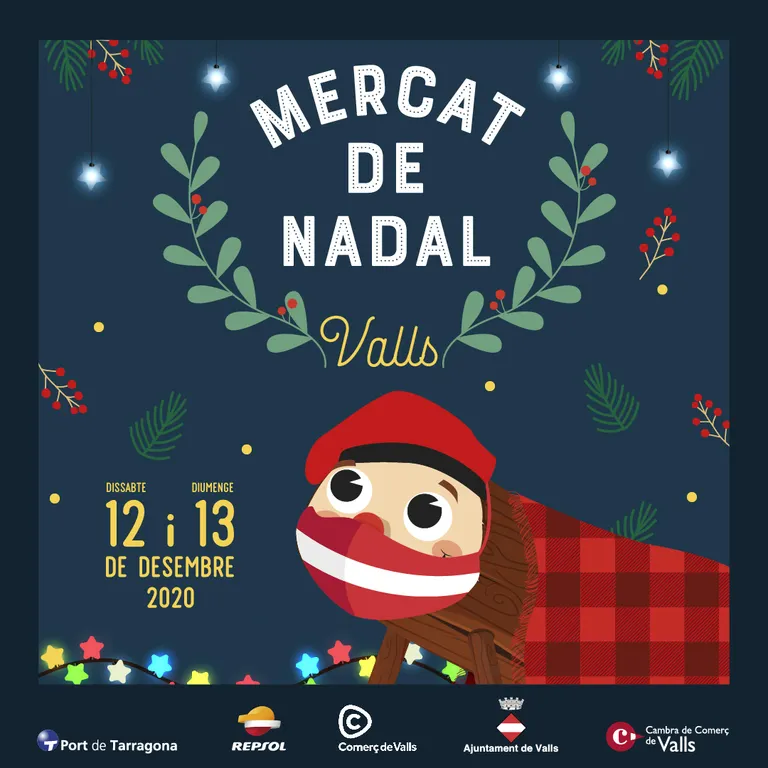 Valls garanteix un Mercat de Nadal amb totes les mesures anti-Covid19