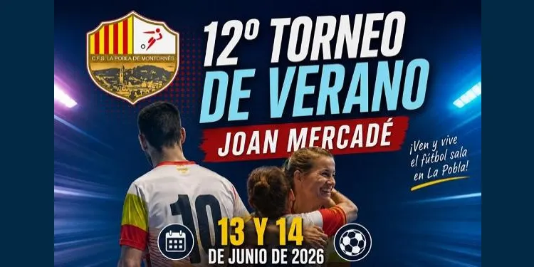El CFS La Pobla de Montornès organitza el 12è Torneig d’Estiu Joan Mercadé aquest cap de setmana