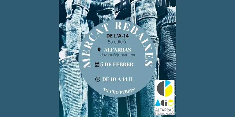 Se celebra la 5a edició del Mercadet de Rebaixes de l'A-14