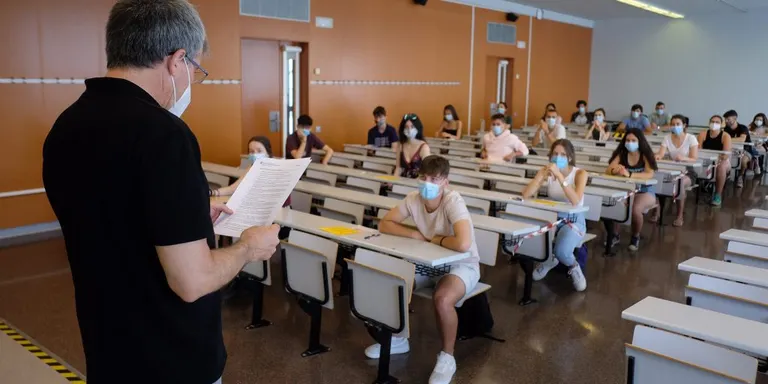 Una quarantena d'estudiants morellencs s'examinen de la Selectivitat