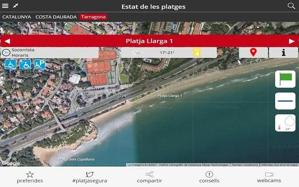 Mor un home de 86 anys a la Platja Llarga de Tarragona