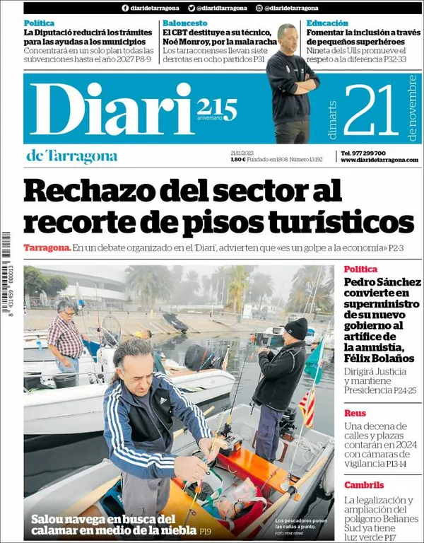 Cop d'ull als diaris d'aquest dimarts 21 de novembre