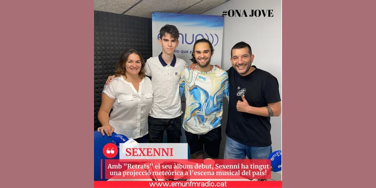 #ONA JOVE amb Pep Saula i Albert Melcion de SEXENNI