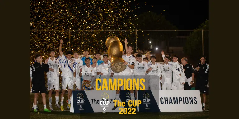 El Real Madrid guanya 'The Cup', el torneig formatiu de futbol de primer nivell disputat a Pineda