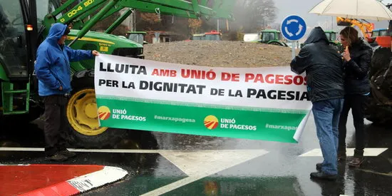 Els pagesos demanen més pes econòmic al país