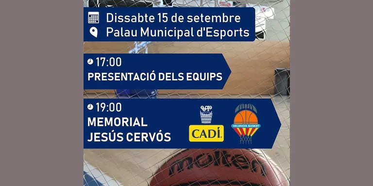 Presentació oficial al Palau d'Esports dels equips del Sedis Bàsquet