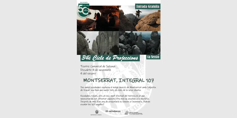 Montserrat, Busa, el Festival de Cinema de Torelló i el documental dels 50 anys, al Cicle de Projeccions del Centre Excursionista