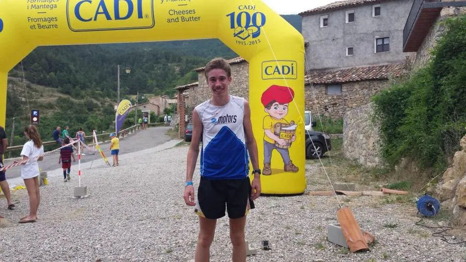 Sergi Brau, a la cursa d'Ossera