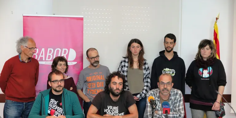 Roda de premsa de Babord sobre el seu posicionament al voltant dels pressupostos municipals