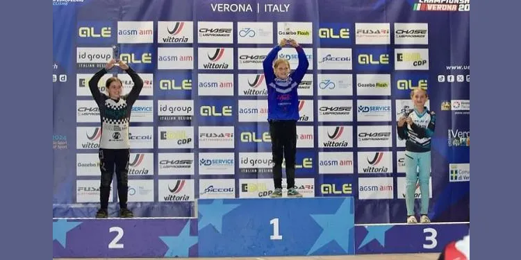 L’altafullenca Mia Ayats es proclama campiona d’Europa de BMX