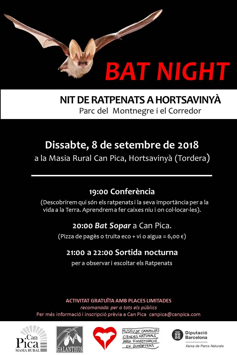 'La nit dels ratpenats' arriba a Hortsavinyà
