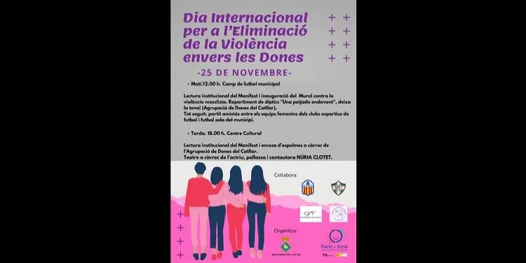 El Catllar commemora el Dia internacional contra la violència envers les dones amb diferents activitats