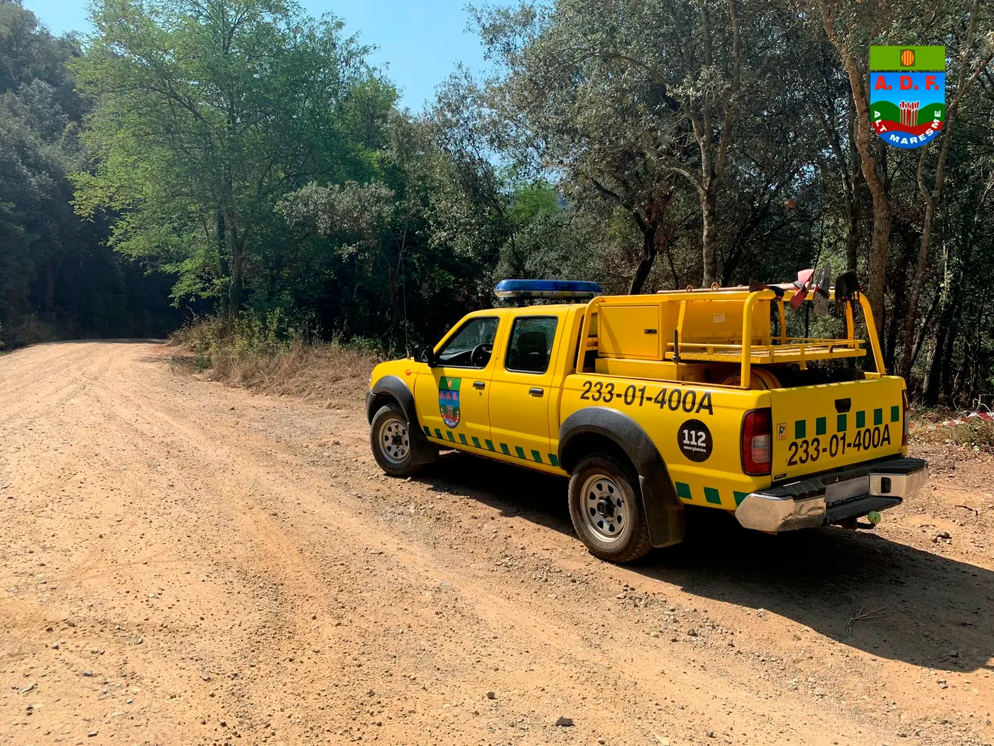 Risc molt alt d'incendi forestal al Maresme