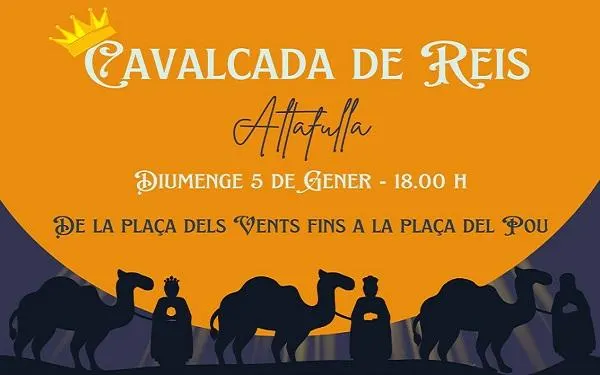 Establert el recorregut de Ses Majestats els Reis d’Orient en la cavalcada d’Altafulla el 5 de gener