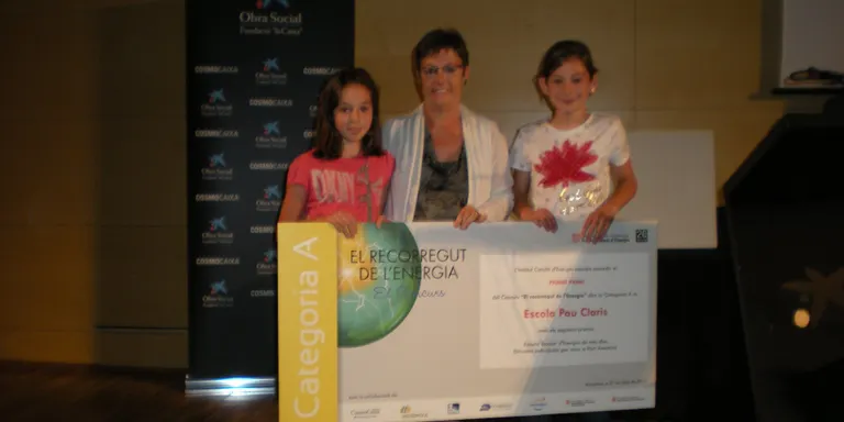 L'Escola Pau Claris guanya un concurs nacional sobre estalvi energètic
