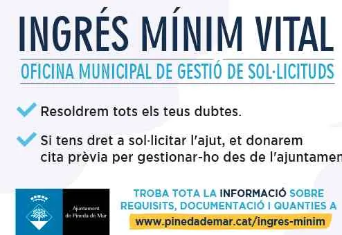 L'Ajuntament de Pineda de Mar obre una oficina de gestió de l'Ingrés Mínim Vital