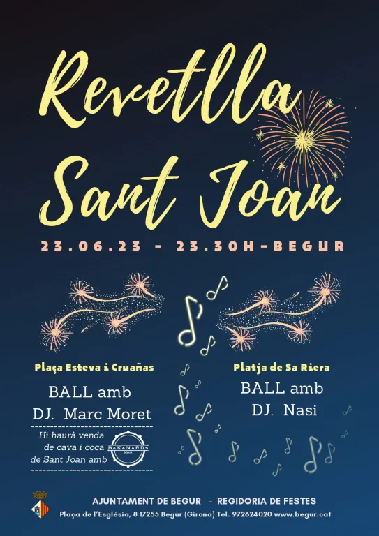 Viu la revetlla de Sant Joan a Begur!
