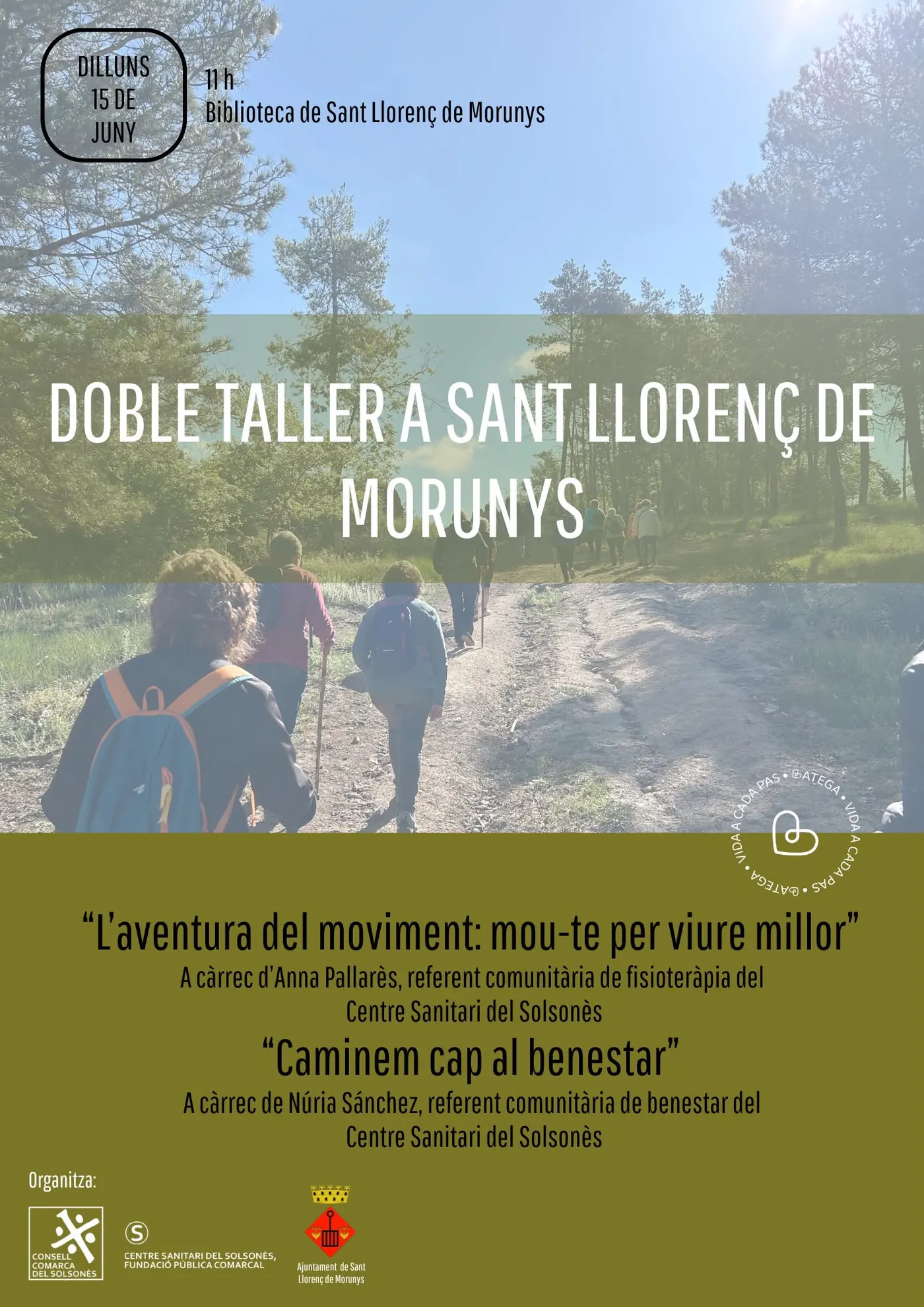 Sant Llorenç acull dilluns un doble taller per millorar el benestar de la gent gran a través de l’activitat física