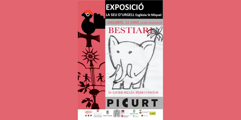 Perico Pastor i Xavier Bellés exposen 'Bestiari' a l'església de Sant Miquel de la Seu