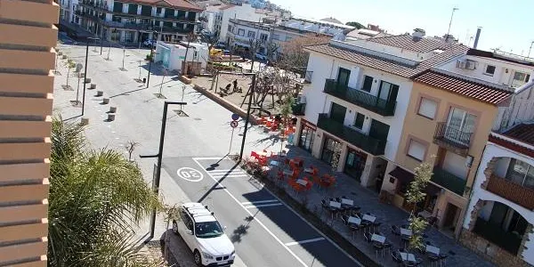 Visita institucional a les obres de millora de la Via Augusta d'Altafulla