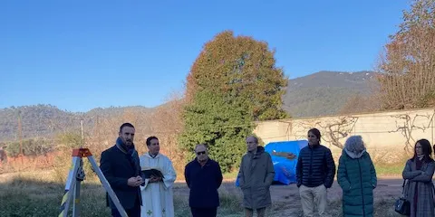 Es posa la primera pedra al nou tanatori de la Fundació Santa Susanna