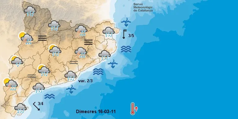 La pluja causa despreniments a la C-14, al seu pas pel pantà d'Oliana