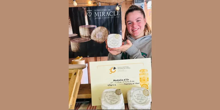 Tres productes de la Formatgeria del Miracle, guardonats al Concurs de Formatges Artesans del Pirineu