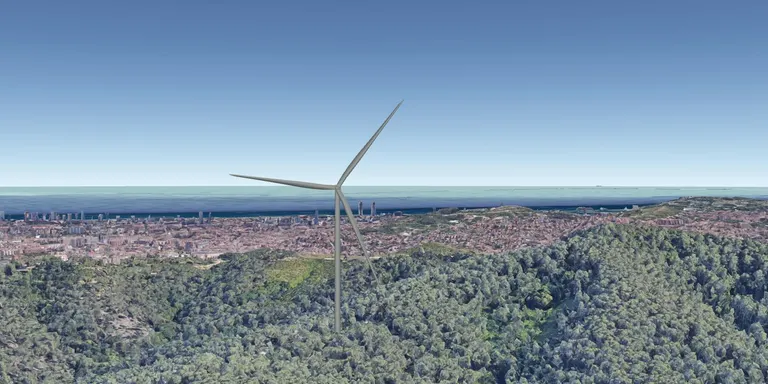 Proposen ubicar dos grans aerogeneradors al parc de Collserola per aconseguir energia verda i conscienciar la ciutadania