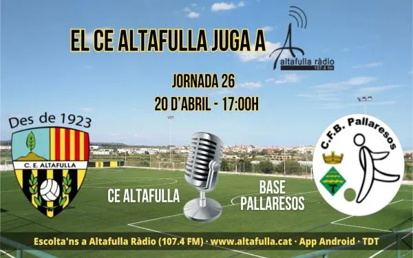 CE Altafulla – Base Pallaresos: encomanats a la fortalesa del Joan Pijuan