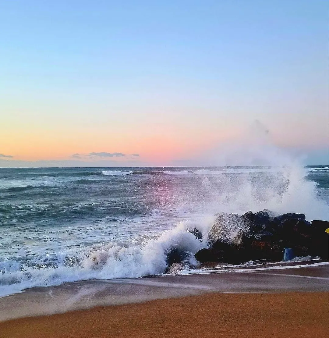 Ambient de tardor, vent i mala mar
