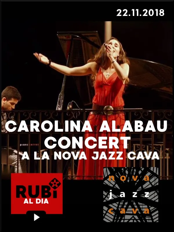 CAROLINA ALABAU - Concert a la Nova Jazz Cava amb Marc Martín
