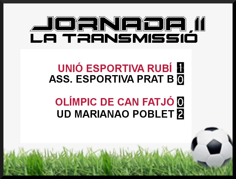 A PEU DE CAMP - JORNADA 11 diumenge matí