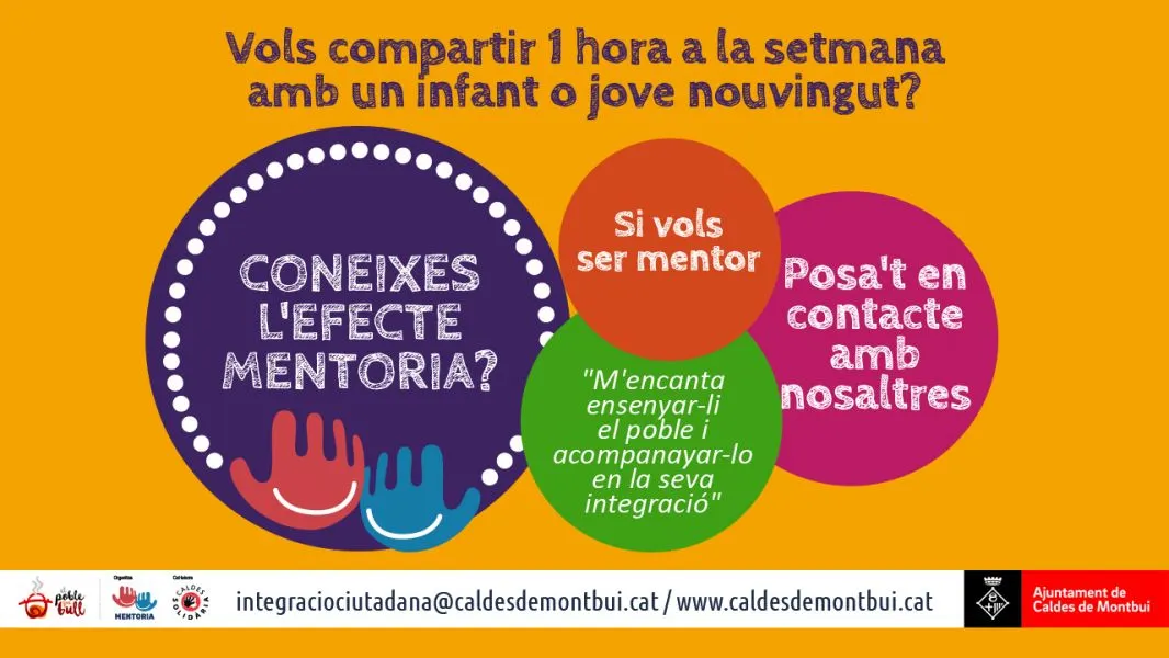 Des de Caldes Solidària es fa una crida a la participació al Projecte Mentoria