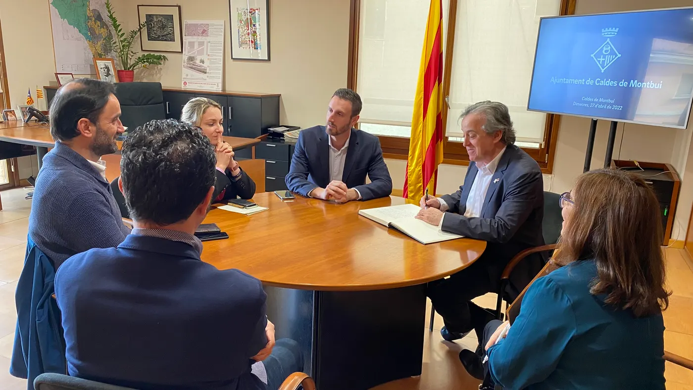 Caldes demana al delegat de la Generalitat a Barcelona, Antoni Morral, augmentar la seguretat a l'accés a Can Valls des de la C-59