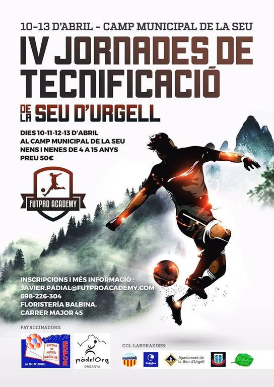 Inscripcions obertes a les Jornades de Tecnificació de futbol a la Seu