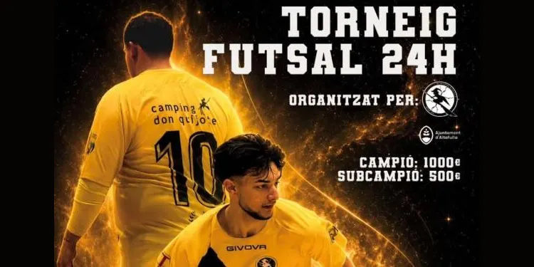 Altafulla celebra aquest cap de setmana una nova edició del Torneig Futsal 24H