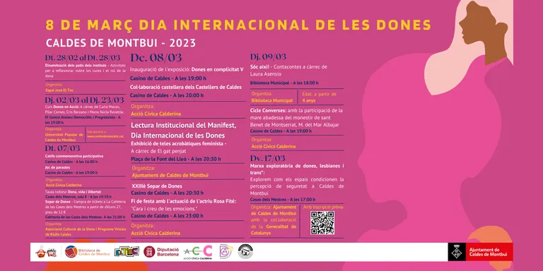 Caldes s’afegeix a les commemoracions del Dia Internacional de les Dones amb una quinzena d’actes