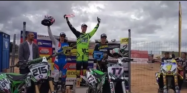 El pilot Gerard Bailo guanya la quarta prova de la Copa Dirt Track Rodi Michelin