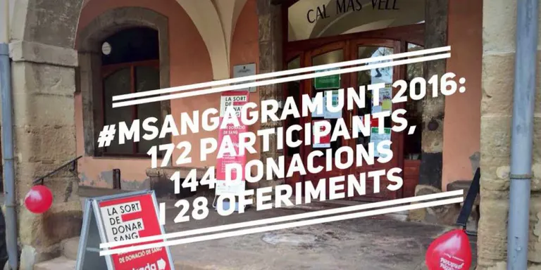 Bona resposta dels agramuntins a la Marató de donació de sang