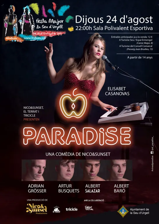 El Teatre de Festa Major de la Seu presenta 'Paradise'