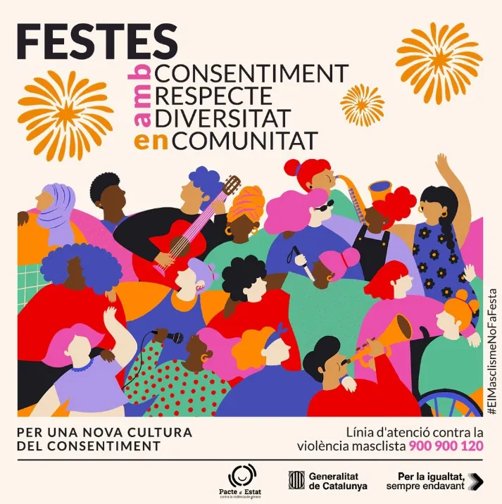 Caldes condemna les agressions sexistes a tres dones durant la festa major de Sant Feliu