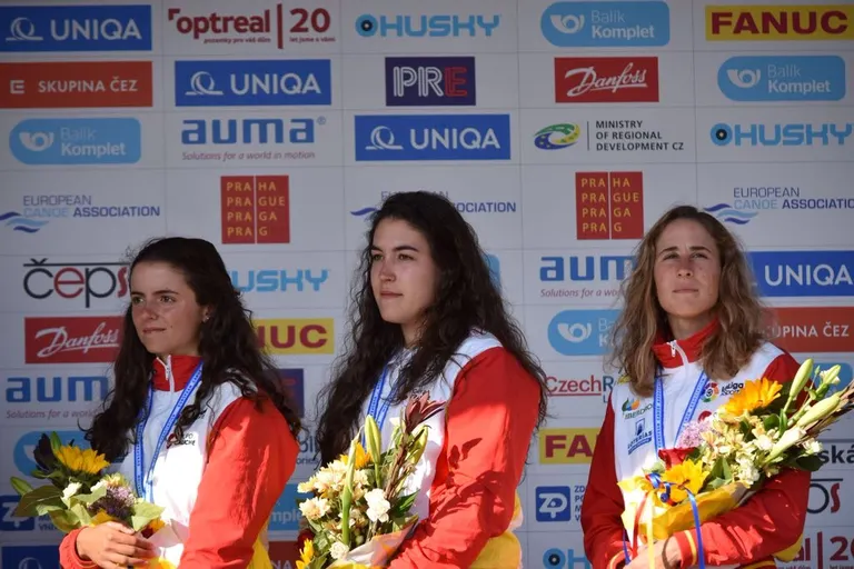 Bronze per equips per a Núria Vilarrubla, Miren Lazkano i Klara Olazabal als Campionats d'Europa d'eslàlom