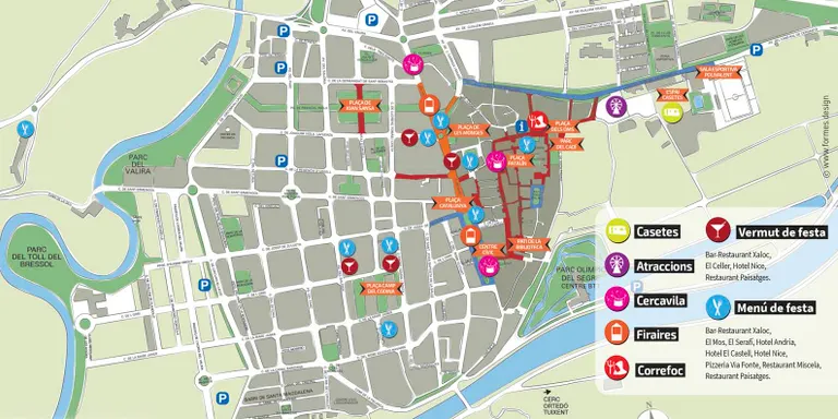 L'Ajuntament de la Seu recomana a la ciutadania que es desplaci a peu els dies de Festa Major