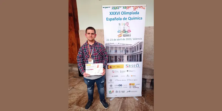 Marc Jiménez, alumne de 2n de batxillerat de l’Escola Pia de Caldes, primer de Catalunya a l’olimpíada estatal de química