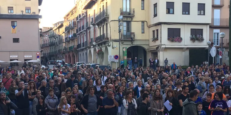 Concentració a la Seu en defensa del model d'escola catalana